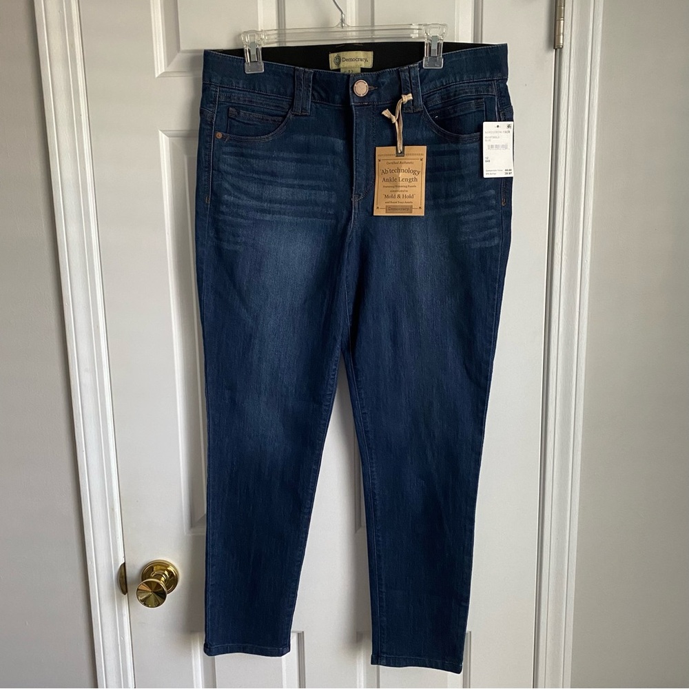 Democracy Jeans AB Technology Dark Wash 12 NWT